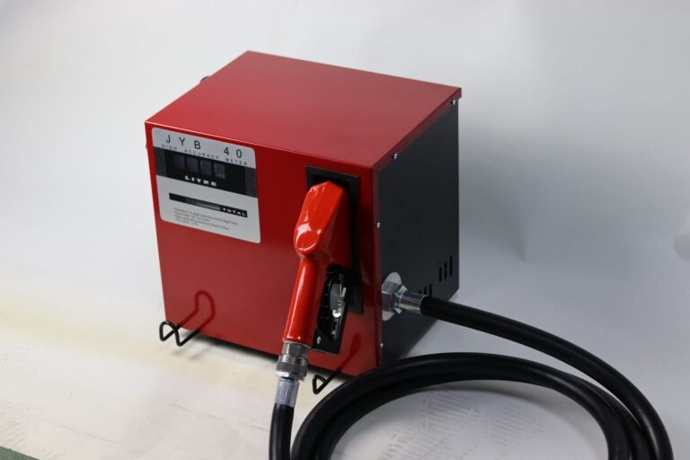 Picture of red portable pump