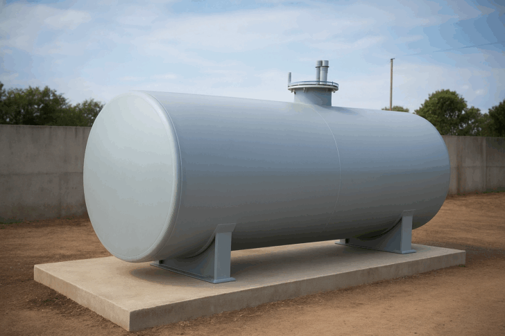 Picture of a Horizontal Fuel Tank