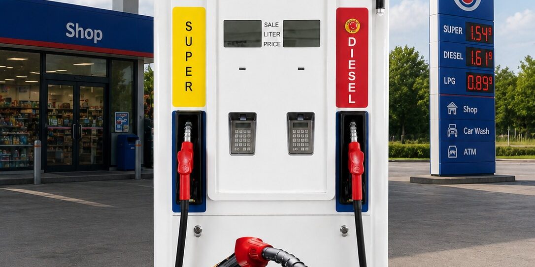 twin dispensing pumps